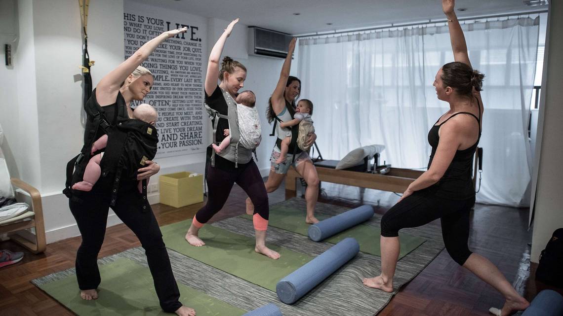 The decision whether to sleep or exercise in those precious minutes new moms have to themselves is a continuing dilemma, but the latest research suggests physical activity actually reduces fatigue and improves the quality of sleep. Philippe Lopez AFP/Getty Images 
