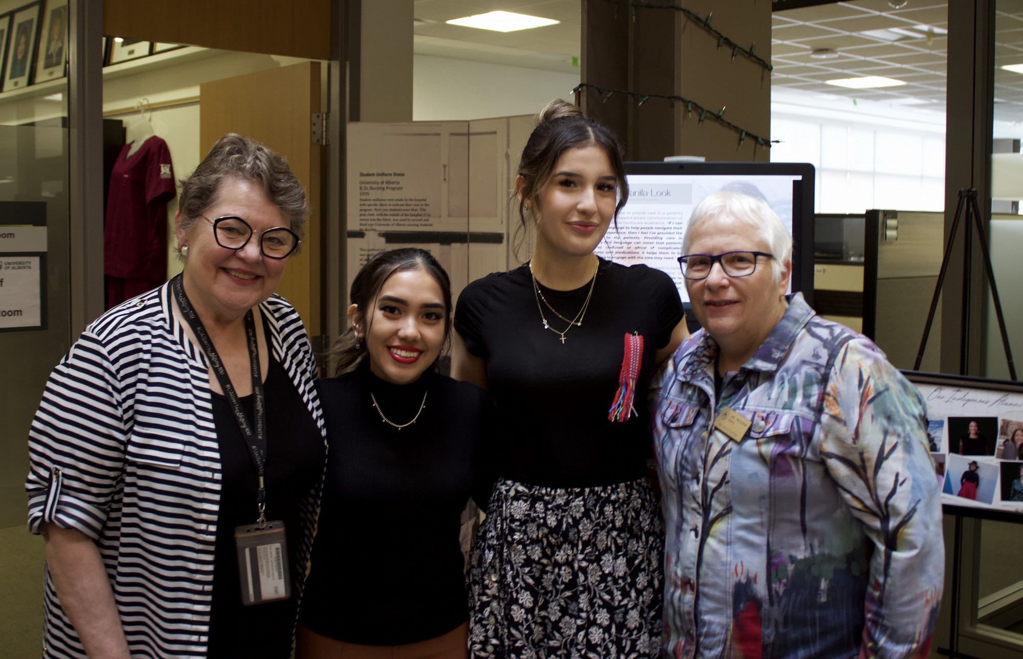 Joanne Olson, Ferlyn Regis, Kobe Lizotte, Pauline Paul